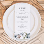 Menu Praia do Coral de Coral do Oceano Tropical AL<br><div class="desc">Este menu apresenta elementos do oceano de aquarelas,  incluindo coral e uma água-viva emparelhada com uma disposição simples e moderna. Este cardápio tropical é a adição perfeita ao seu evento de primavera,  verão ou praia de outono.</div>