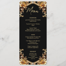 Menu Quadro Dourado