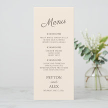 Recepção de Casamento com Letra Cursiva Moderna Cr