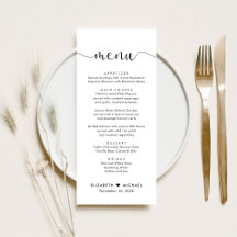 Recepção de Casamento com Letra Elegante