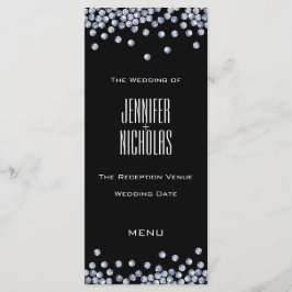 Menu Recepção de casamento da Glitter Diamond