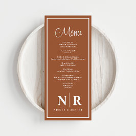Menu Recepção De Monograma De Casamento Ou Janto De Noi