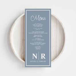 Menu Recepção De Monograma De Casamento Ou Janto De Noi