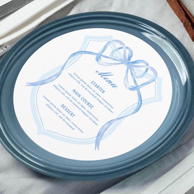 Menu Redondo de Arco Azul Claro (Criador carregado)