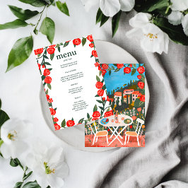 Menu Refeição CUSTOM no Campo com Arte de Vista