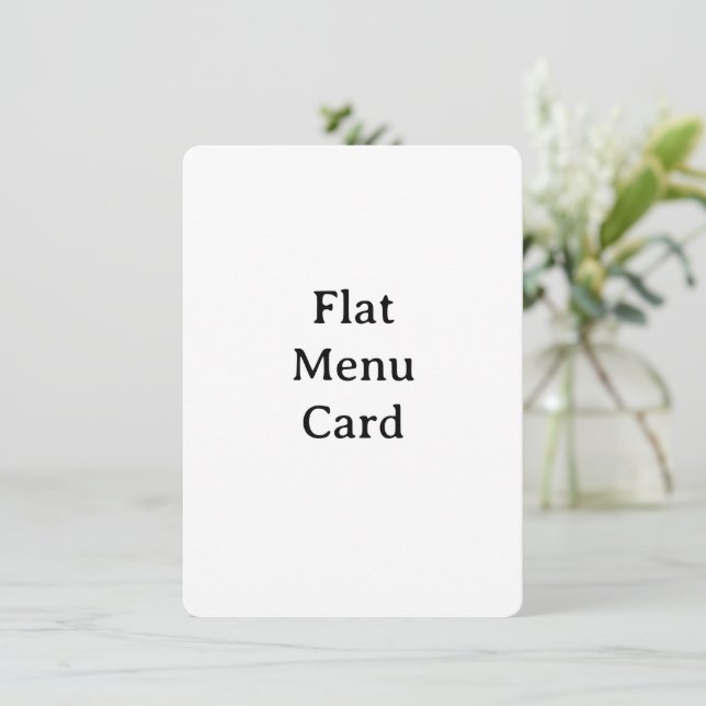 Menu Remova Este Texto & Adicione Seu Próprio Design 11 (Em pé/Frente)