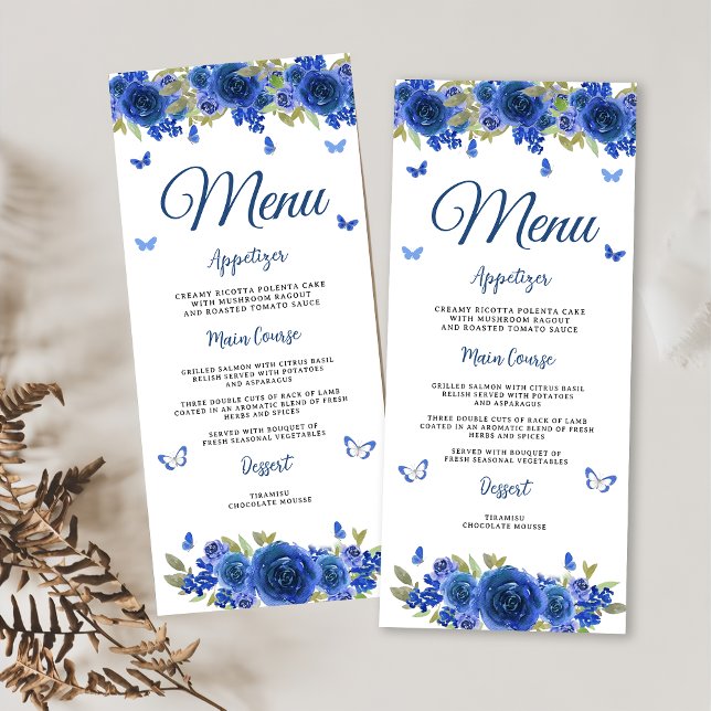 Menu Rosa de Silver Quinceanera (Criador carregado)