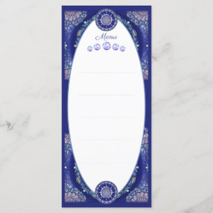 Menu Rosace Azul
