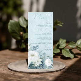 Menu Rosas Brancas Hellebores Eucalipto Prateado Casame