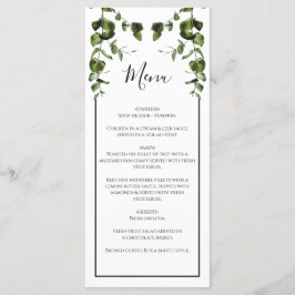 Menu Rustic Eucalyptus deixa casamento