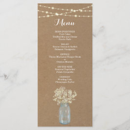 Menu Rustic para Casamento ou outra Ocasião Especi