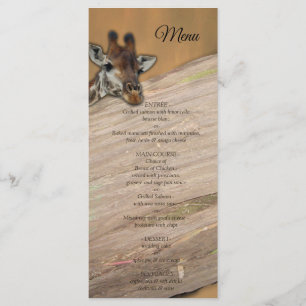 Menu Safari willife