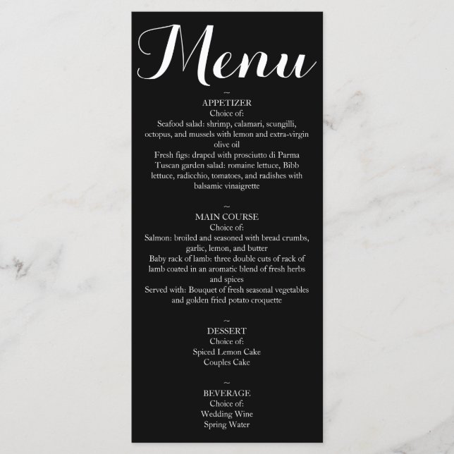 Menu - Script (Frente)