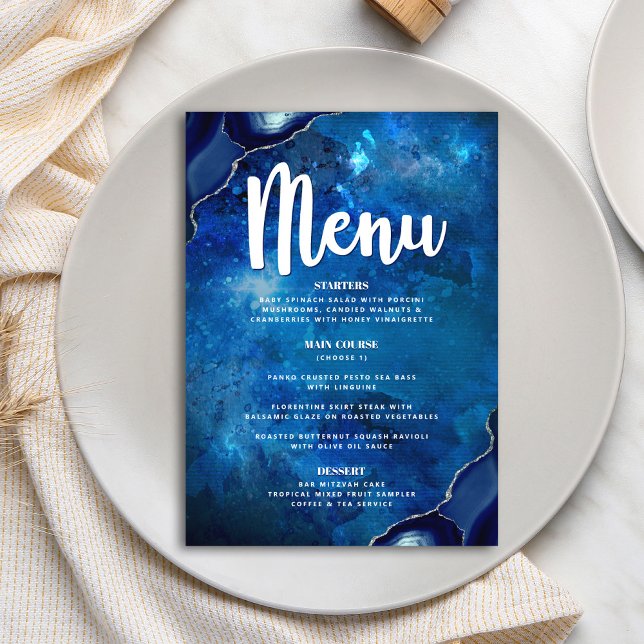 Menu Script de Agate de Aquarela do Bar Mitzvah Galaxy (Criador carregado)