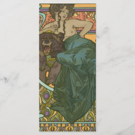 Menu Sem título por Alphonse Mucha (1902)