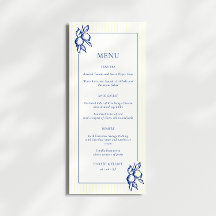 Simple Blue & Yellow Doodle Lemons Wedding