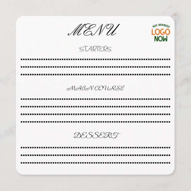MENU SIMPLES CONTEMPORÂNEO LIMPO BRANCO MODERNO CLIENTE (Frente)