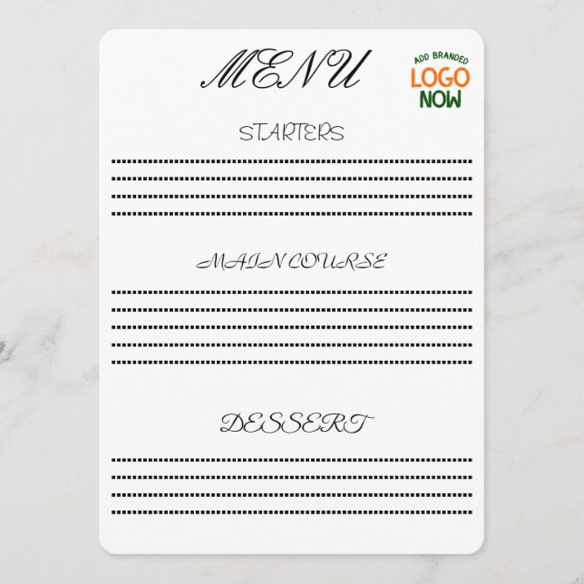 MENU SIMPLES CONTEMPORÂNEO LIMPO BRANCO MODERNO CLIENTE (Frente)