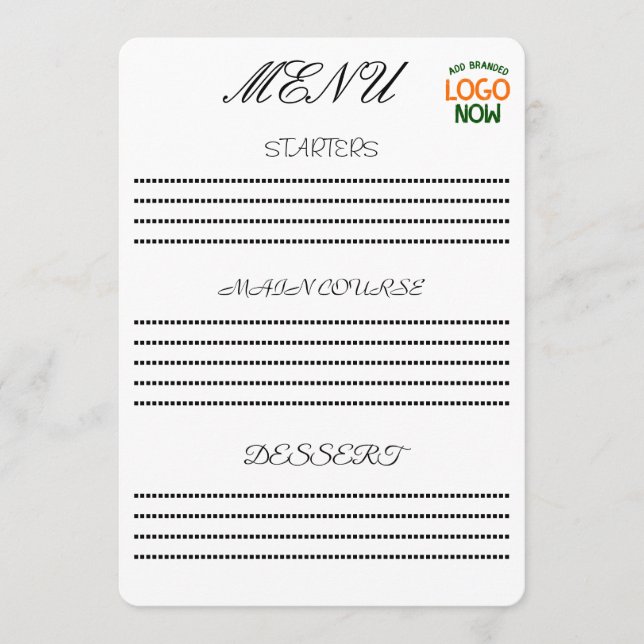 MENU SIMPLES CONTEMPORÂNEO LIMPO BRANCO MODERNO CLIENTE (Frente)