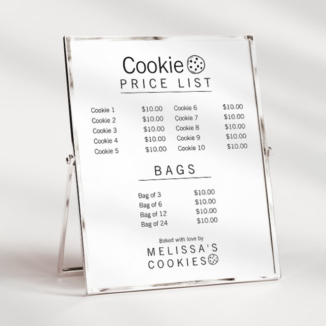 Menu Simples de Padaria Pronto para Marca  (Criador carregado)