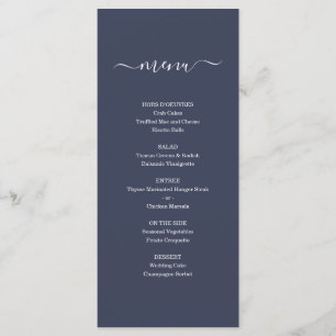 Menu Simples para Casamento ou Outra Ocasião Espec