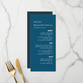 Menu Simplesmente Moderno, Trendy Wedding