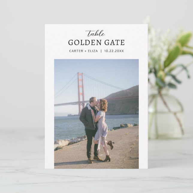 Menu Sinal de Número da Tabela de Localização de Referê (Em pé/Frente)