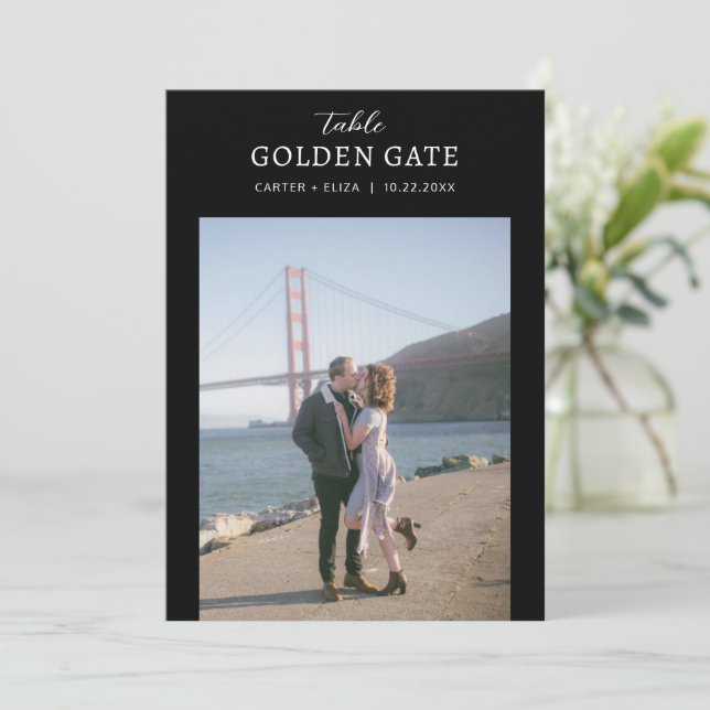 Menu Sinal de Número da Tabela de Localização de Referê (Em pé/Frente)