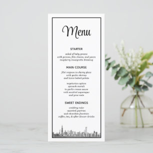 Menu Skyline Chicago