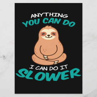 Menu Sloth Lover Cute Sloth Canvas