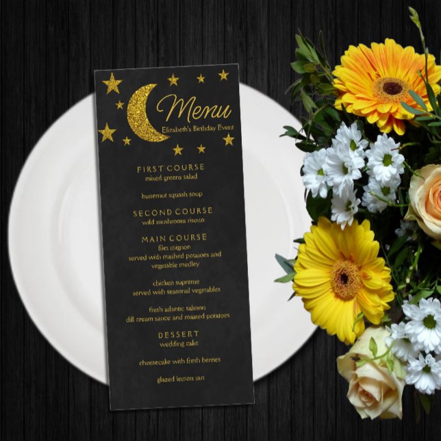 Menu Sob o Aniversário das Estrelas (Criador carregado)