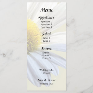Menu Sombra e Luz de Margarida