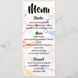 Menu Splattered