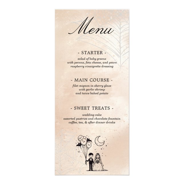 Menu Spooky Little Casal (Frente)