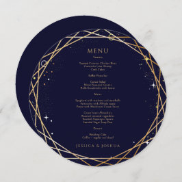 Menu Starry Night Celestial Casamento Cósmico Ronda