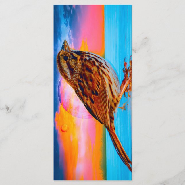 Menu Sunset Melody Bookmark (Frente)