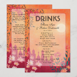 Menu Sunset Serenade Casamento 2