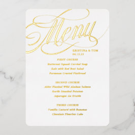 Menu Tão Chique Real