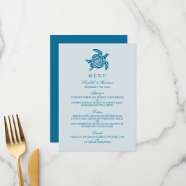 Menu Tartaruga do Mar, Casamento de Praia Azul do Mar