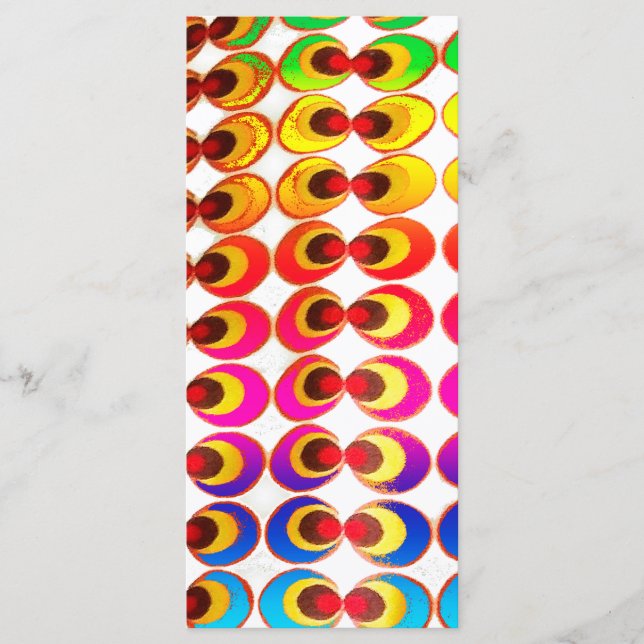 Menu Tecido psicodélico (Frente)