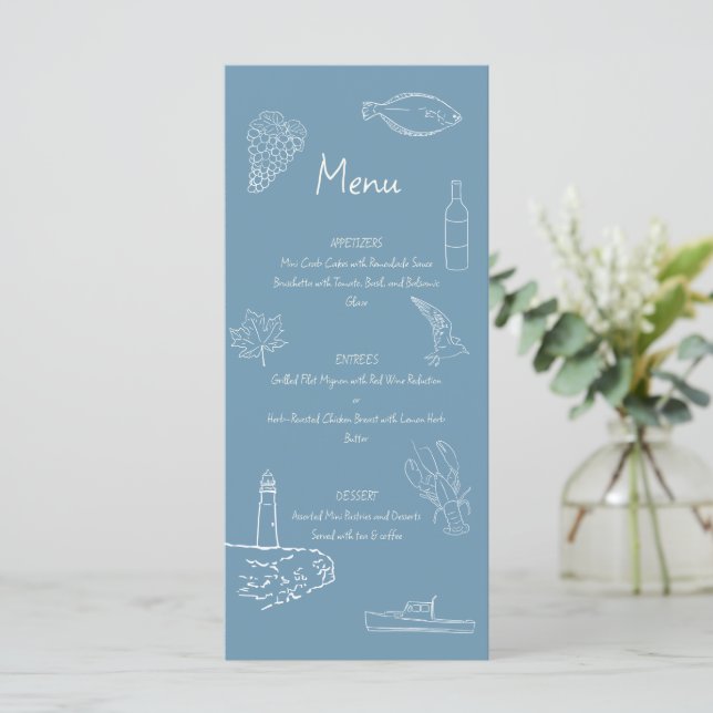 Menu Tema da Nova Escócia (Em pé/Frente)