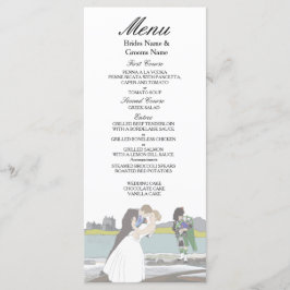 Menu Tema tradicional de casamento escocês e celta