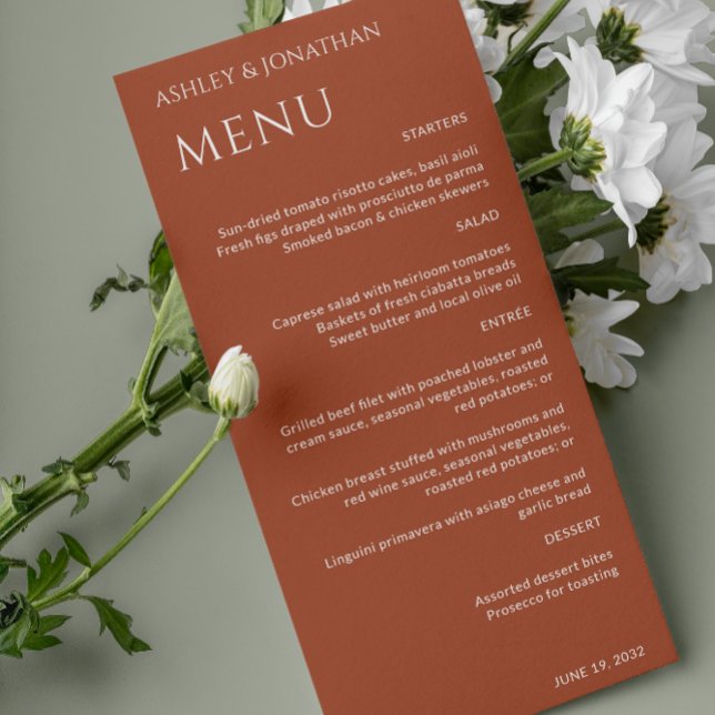 Menu Texto Mínimo Negrito Destaca Casamento (Criador carregado)