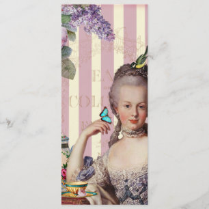 Menu Thé au Petit Trianon - rosa