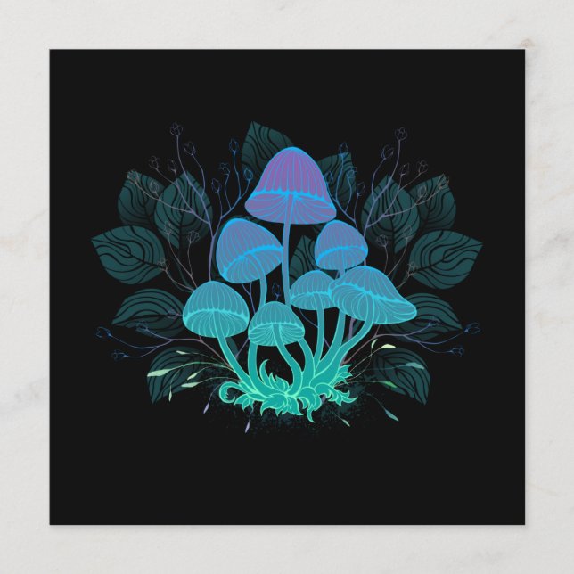 Menu Toadstools em arbustos (Frente)