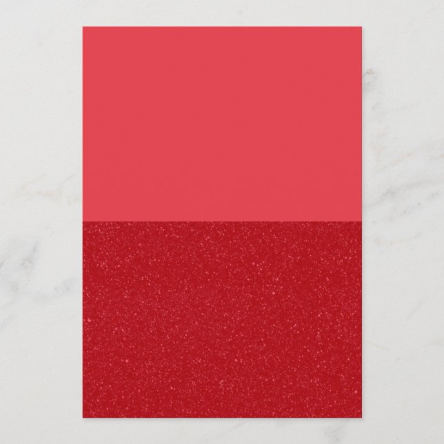 Menu Tomato Red Glitter Metade & Metade – Personal (Frente)