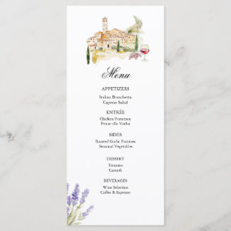 Menu Toscana Itália | Comida Italiana | Jantar de Ensai