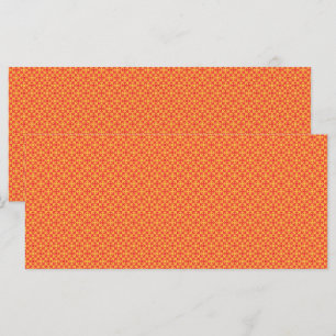 Menu um fundo laranja e amarelo com pequenos quadrados
