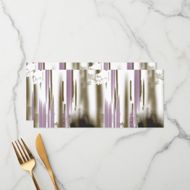 Menu Um lago pristino aninhado entre as montanhas com c (Frente/Verso In Situ)