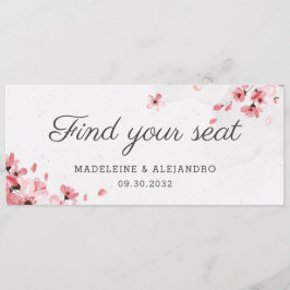 Menu Uma flor de cereja rosa elegante encontra seu asse